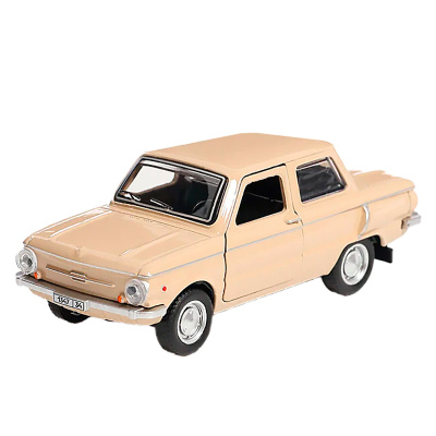 Машина металлическая инерционная Запорожец ЗАЗ 968а 12 см Технопарк ZAZ968A-12-BG 1